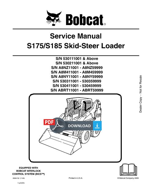 bobcat s175 manual